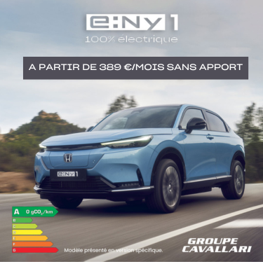 PROFITEZ DU HONDA e:NY1 100% ÉLECTRIQUE DES 389€/MOIS*